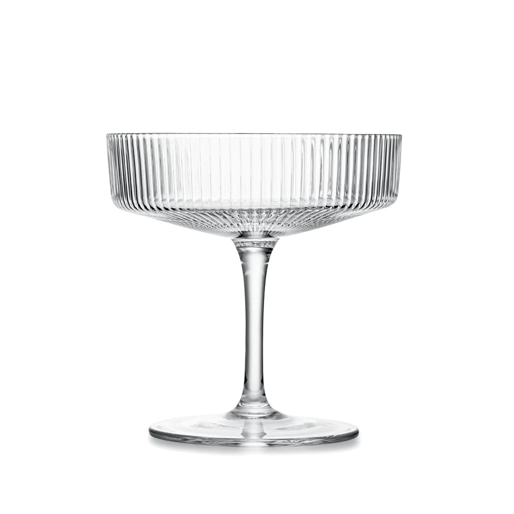 Vintage Art Deco Champagne and Cocktail Coupe Glasses | Set of 4
