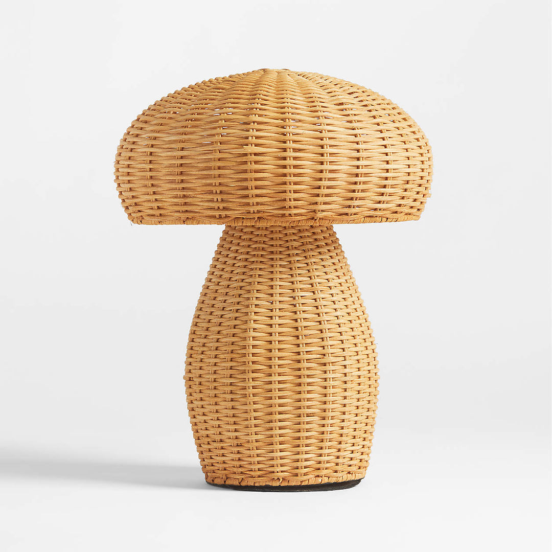 Wonderland Natural Wicker Rattan Table Lamp by Leanne Ford