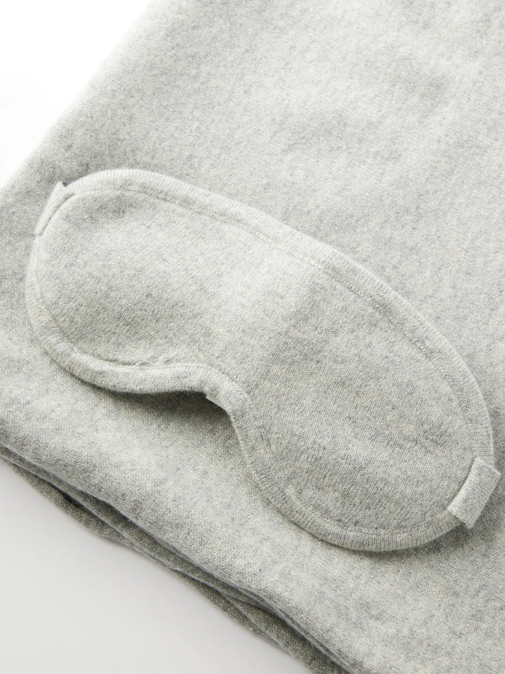 Extreme Cashmere Stretch-cashmere wrap, pillow and eye mask set